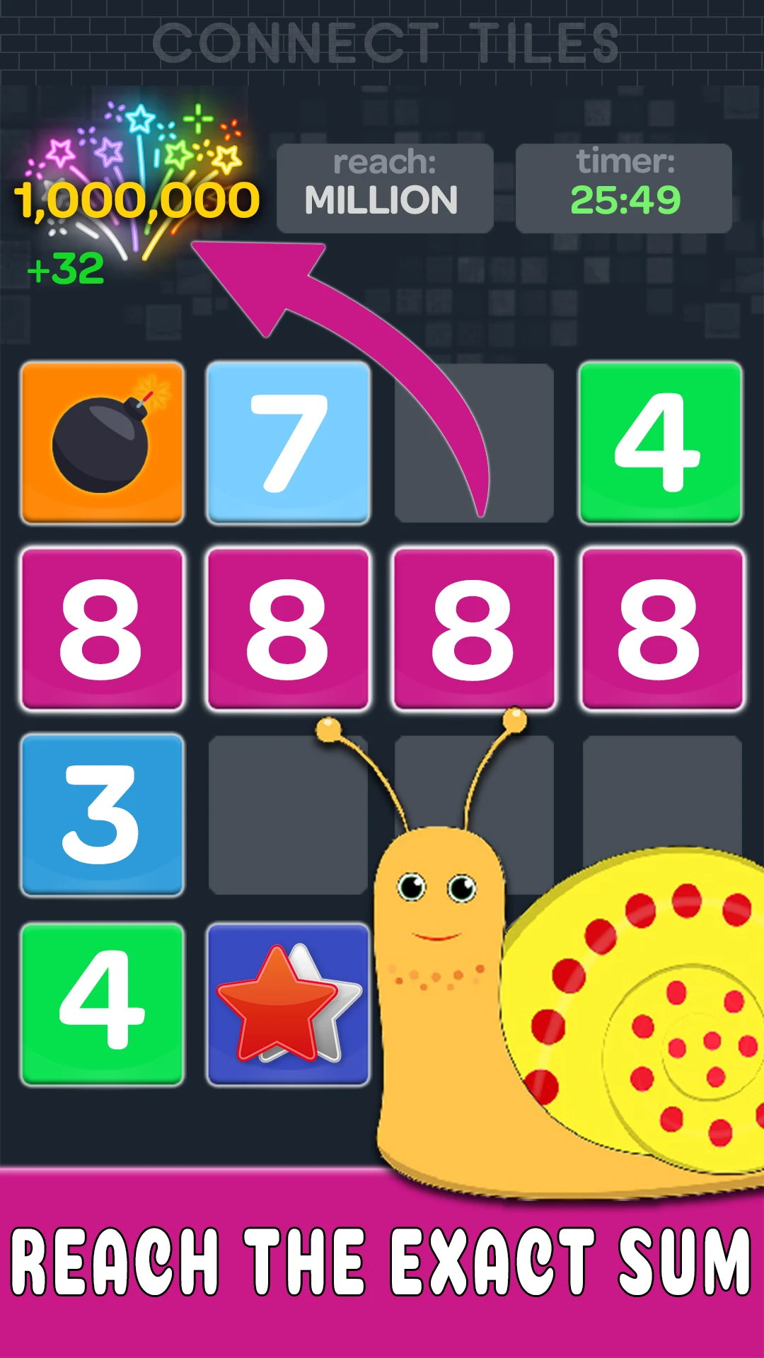 Merge number block puzzle screenshot