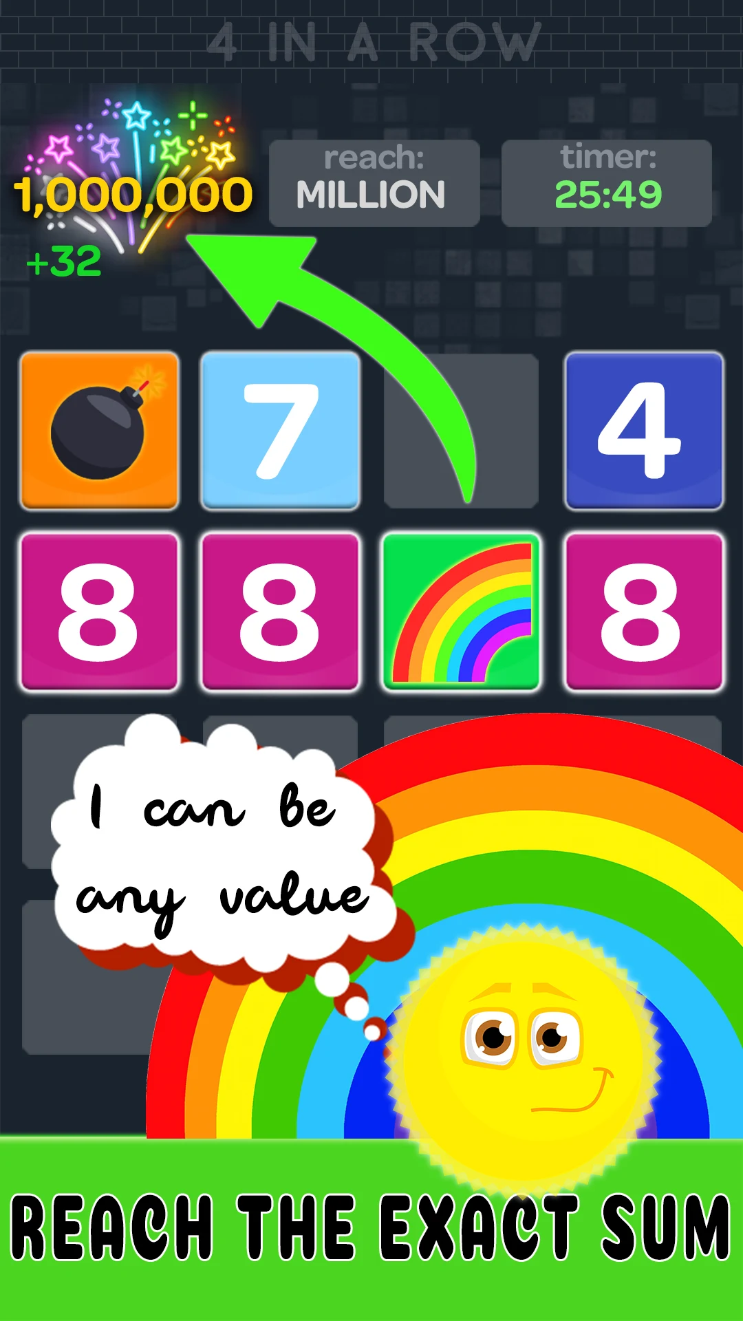 Merge number block puzzle screenshot